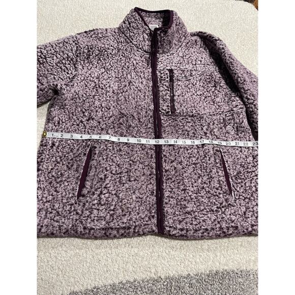 Victoria Secret PINK Sherpa Jacket Purple Small full zip 400846-2SQ ID36007333 - Picture 8 of 11